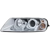 Evan Fischer Driver Side Headlight for Volkswagen Touareg Base V6 V8 2004-2007 Halogen With bulb(s) Models With Halogen Headlamps, Built To November 2006 Replaces# 7L6941017BK