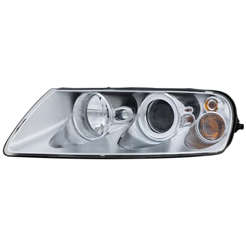 Evan Fischer Driver Side Headlight for Volkswagen Touareg Base V6 V8 2004-2007 Halogen With bulb(s) Models With Halogen Headlamps, Built To November 2006 Replaces# 7L6941017BK