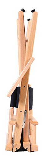 Filmcraft Professional Grade Studio Director's Chairs (30" Bar Height, Natural Finish, Printed Producer Canvas) #TOP2