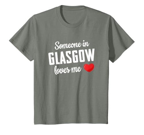 Glasgow T-Shirt, Youth, Olive Heather, Small
