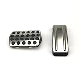 Frenos de automóvil Para Ford Para Focus 2 3 4 MK2 MK3 MK4 RS ST Para Kuga Para Escape Pedal Combustible Gasolina Pedales Freno Cubiertas Pedales Pedal de Acelerador(C type AT 2 Piece)