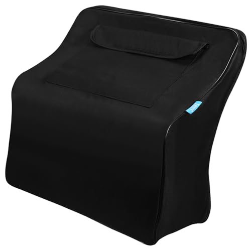 BESPORTBLE Musical Instrument Bag Accordion Carrying Case Black Padded Straps Accessory Pouch