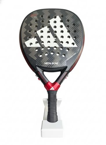 Soporte universal para raqueta de tenis, pádel, pickleball, bádminton, tenis de playa (blanco)