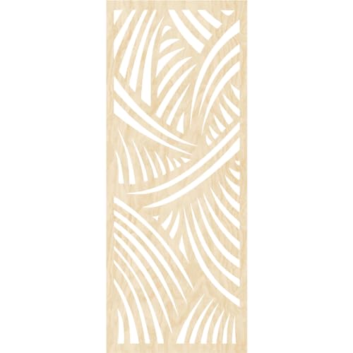 Image of Chester Decorative Pierced Fretwork Wood Wall Panels, 9 3 /8 inchW x 24 3 /8 inchH x 3 /8 inchT, Birch