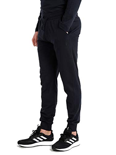 Coveri Pantaloni della Tuta Uomo con Polsini Cotone Garzato Blu Nero M L XL XXL XXXL