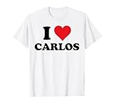 I Heart Carlos First Name I Love Personalized Stuff T-Shirt