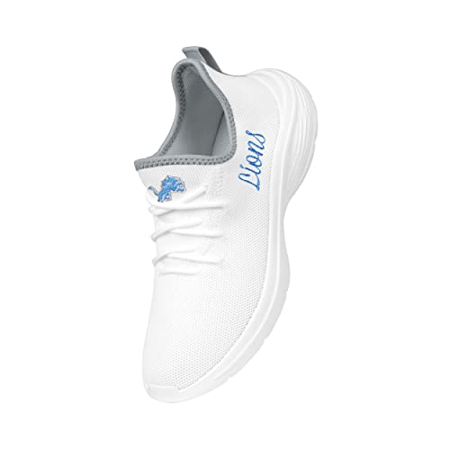 Image of FOCO NFL Womens NFL Team Logo White Athletic Shoes Sneakers