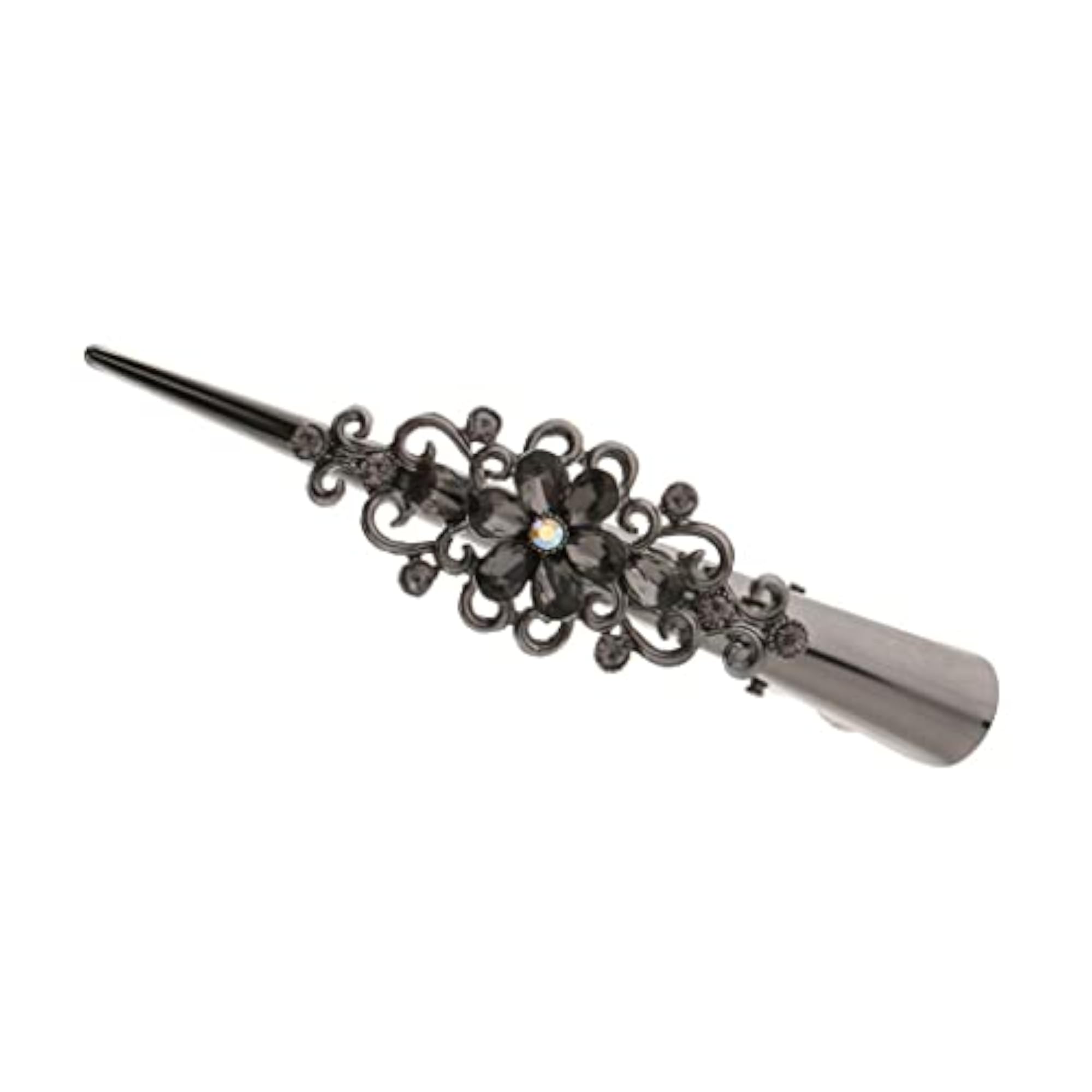 3pc Rhinestone Hair Alligator Clips Set for Women