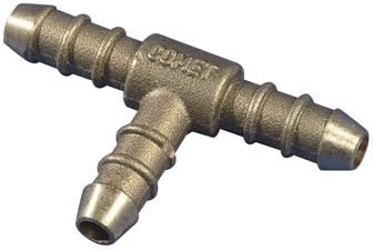 Big White Box Gas Hose Connector T Piece 8mm for LPG Camping & Caravans