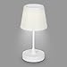 Produktbild BRILONER Leuchten - LED Außen-Tischlampe Akku, Dimmbar, LED Tischleuchte Kabellos, Dekolampe, Touchfunktion, IP44, 4000K Neutralweiß, Weiß, 300x145mm (HxD), 7032-416