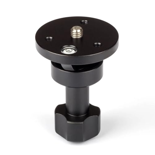 Image of 75mm Bowl Adapter, Aluminum Alloy 75mm Half Ball Flat to Bowl Adapter Convert with 3/8 inch Screw for Manfrotto Video Bowl Tripod Fluid Head