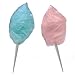 The Candery Cotton Candy Machine and Sugar Kit - Includes 50 Paper Cones & 3 Flavors & Sugar Scoop - Raspberry Blue, Strawberry, Vanilla - Kid-Friendly and Easy-to-Assemble Upgraded