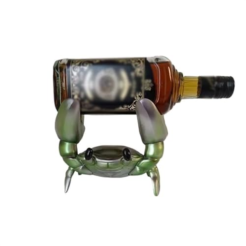 Soporte para Botellas de Vino en Resina Color Verde miniatura 1