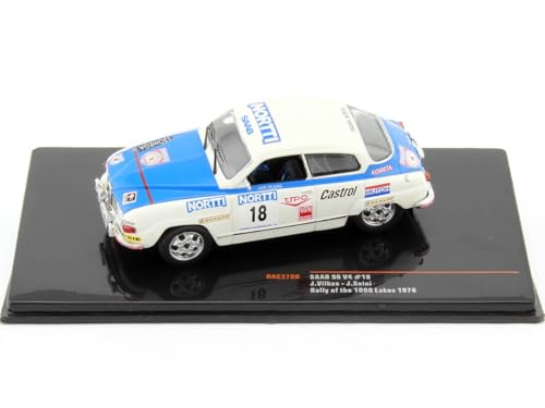 Cadeau idéal pour passionné auto Saab 96 V4 rallye IXO 1:43