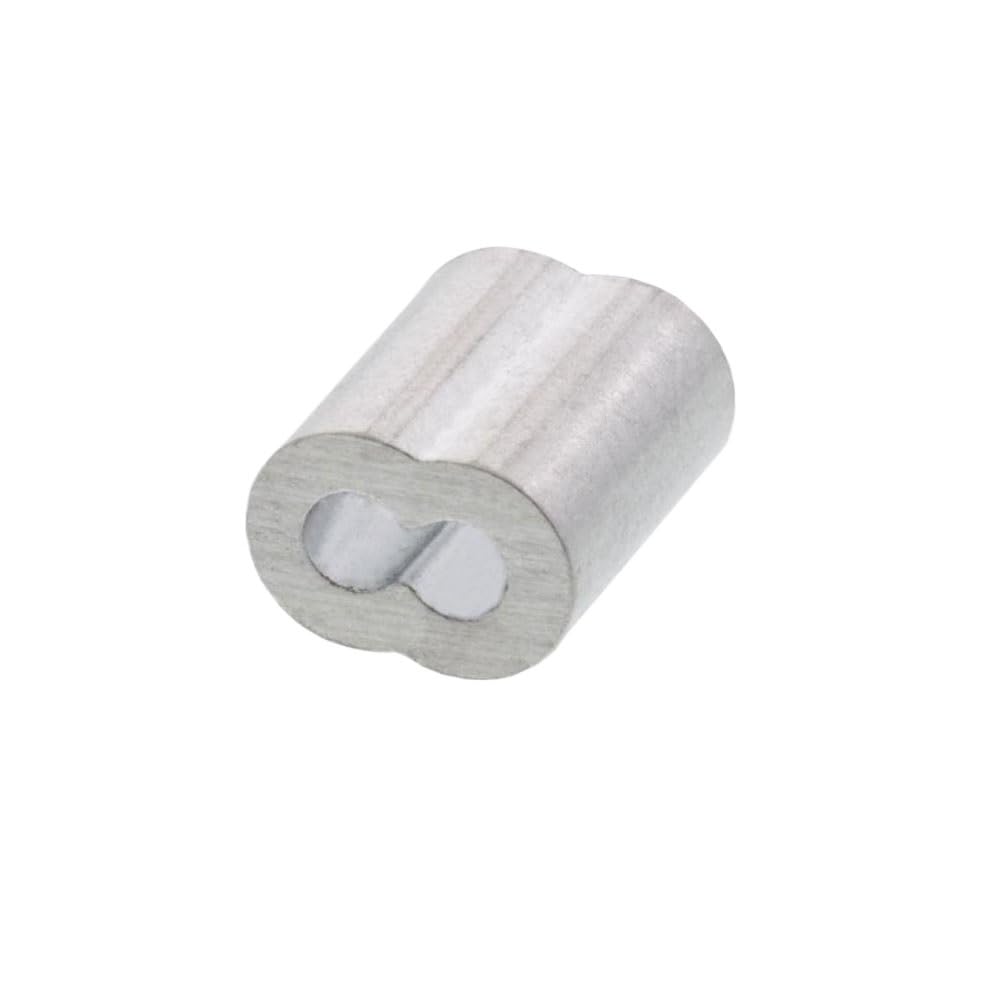 Yinxi Manicotto in Alluminio Manicotto a crimpare Manicotto per Filo Puntali per Cavo Blocco per Cavo in Alluminio Tappo per Cavo a crimpare Hardware per Corda (Size : 1.2mmX1000pcs)