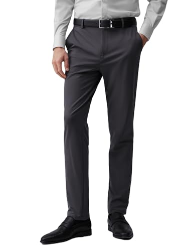 Mens Dress Pants, Stretch Wrinkle Free Performance Custom Office Pants