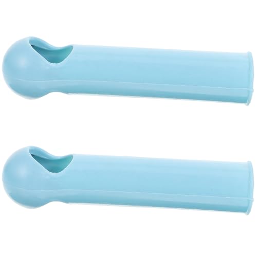 DECHOUS Mango de Escoba de Repuesto 19mm Color Azul Claro, Empuñadura Práctica para Limpieza del Hogar, Accesorio Compatible para Fregonas y Recogedores, 2 Unidades, Fácil Instalación