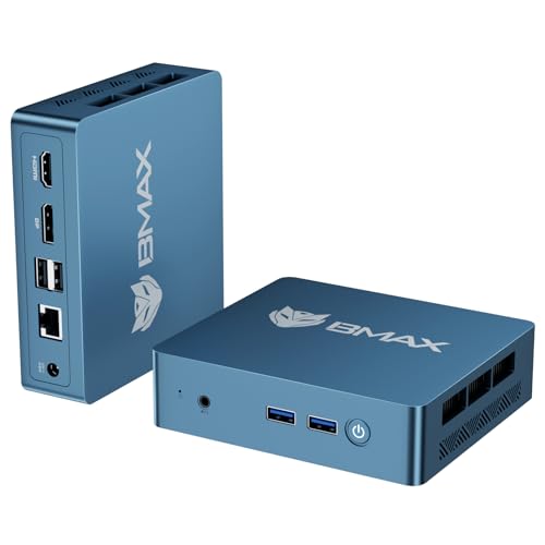 BMAX Mini PC 8GB DDR4 + 256GB NVMe SSD, Mini