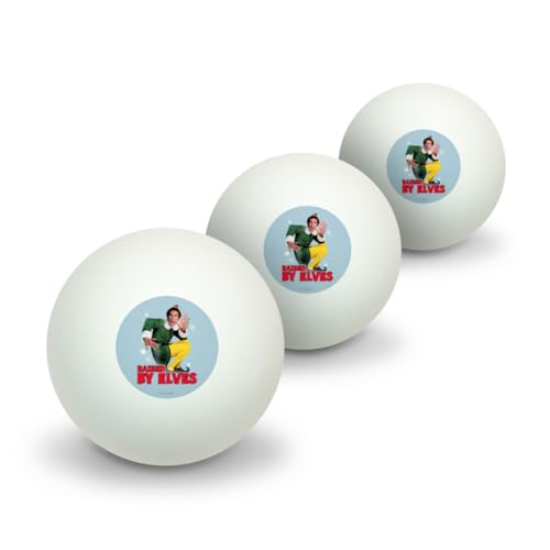 Elf Raised By Elves Novelty Table Tennis Ping Pong Ball 3 Pack