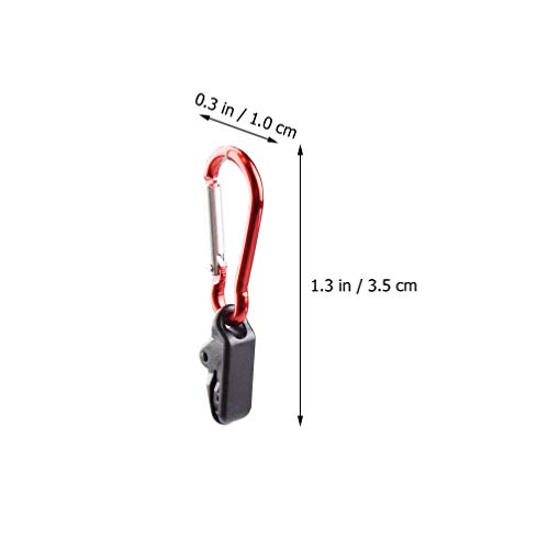 CLISPEED 10Pcs Conjunto Clipe Com Mosquetão Braçadeira Braçadeira Clipe Parágrafo Lona Toldos Ao Ar