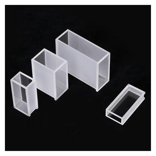 1pcs Glass Cuvette, Pool Sintering Process Colorimeter, Laboratory Equipment(40*20*14mm)