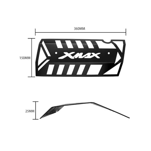 Protector de escape para motocicleta XMAX 250 con acabado premium 5