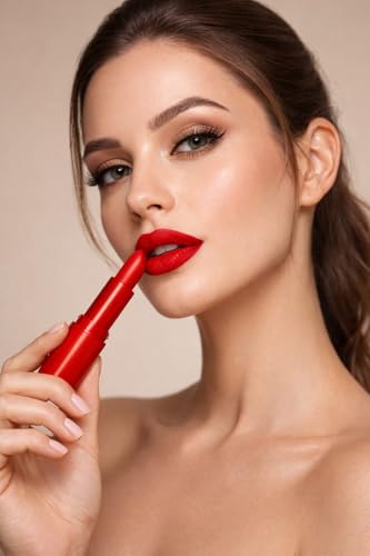 Image of Mars-Matte Creamy Lipstick | Non-drying, Highly pigmented Lipstick | Shade- multisades, 3.8gm| (CROCK RED)