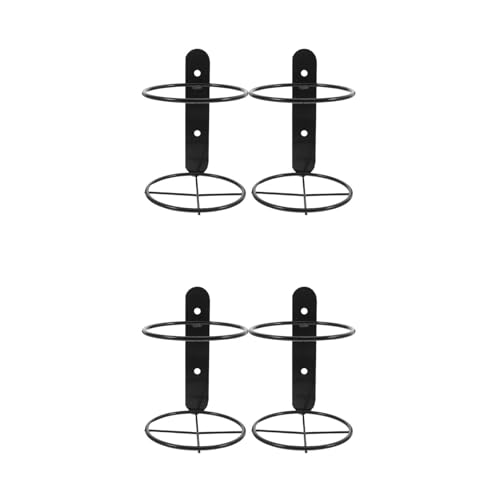 Veemoon 4Pcs Wall Mounted Wire Wine Rack Metal Wine Bottle