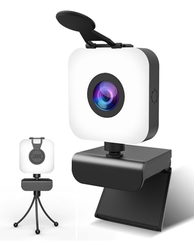 1080P Webcam with Microphone,OVIFM Full HD Web Cam for PC/MAC/Laptop/Desktop, Plug and Play USB Web Camera,Streaming Webcam for YouTube,Skype,Zoom,Xbox One Video Calling,Studying and Conference