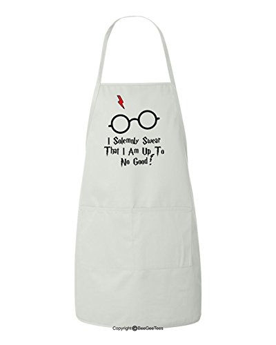 Beegeetees I Swear That I Am Up To No Good New Funny Wizard School Bbq Kitchen Apron Barbecue #TOP24