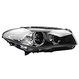Dasbecan Xenon/HID Headlight W/O AFS Fit For 2014-2017 BMW 5 series F10 550i 535i 528i Right Passenger Side Headlight Assembly Replaces# 63117343905 63117343906（Right Side W/O AFS）