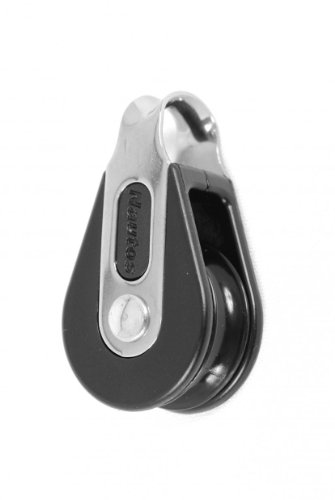 Nautos #92414-Classic line-Single with Fixed Head- 28 mm sheave-Long Lasting Characteristics.Sailboat Block