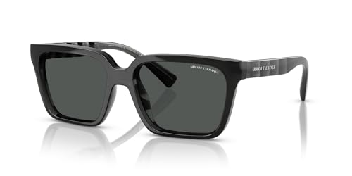 Image of Armani Exchange mens Ax4147sf Low Bridge Fit Square Sunglasses