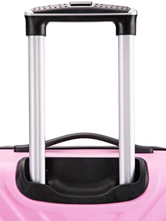 Flymax 55x35x20 Super Lightweight Abs Hard Shell Travel Carry on Board Cabin Approved Hand Luggage with 4 Wheels Fits Easyjet, Ryanair, British Airways & Jet 2 56x45x25