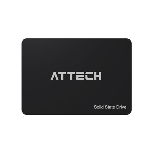 ATTECH AT422 256GB 3D NAND SATA 2.5-Inch Internal SSD, up to 550MB/s (256.0, GB)