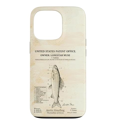 Arctic Grayling Fishing ���� ���̓� �r���e�[�W�A�[�g �X�}�z�P�[�X iPhone 13 Pro �p