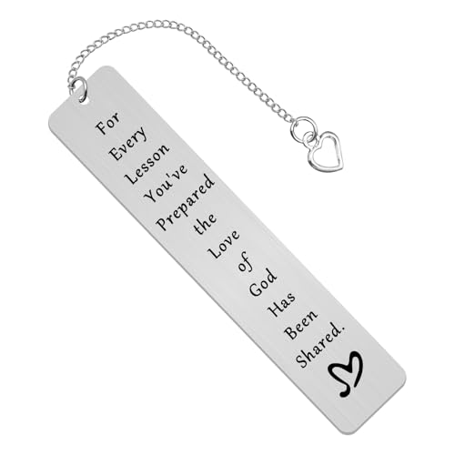 Bookmark Gifts for Sunday School Teacher Bible Teacher Appreciation Gift