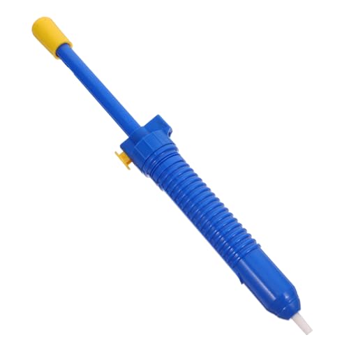 Unomor Solder Absorber Pump Soldering Irons Work Remover Clean Hand Sucker Leaded Welding for Extractor Tool Manual Portable Soldering Tools Portable Suction Blue Plastic