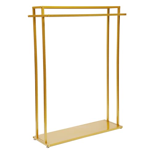 Free-Standing Clothes Rack,Double Rod Clothing Garment Rack, Simple Trending Clothes Rack,Metal Clothes Display Rack,Heavy Duty Clothes Rack For Closet, Livingroom,Bedroom #TOP4