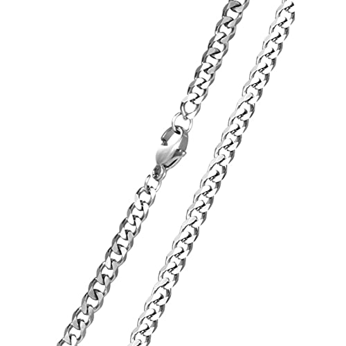 Bijoux fête des pères : lien de chaîne en acier inoxydable