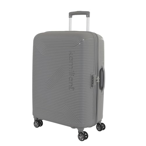 Image of American Tourister Kamiliant Set of 3 Small - 55 Cm, Medium - 68 Cm & Large - 79 Cm Polypropylene Hard 4 Wheeler Spinner Trolley Bag Luggage Trolley (Grey)