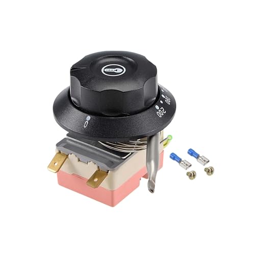 Thermostat NC 250V 16A 50-300°C avec sonde de 2m pour four électrique et chauffage - 2