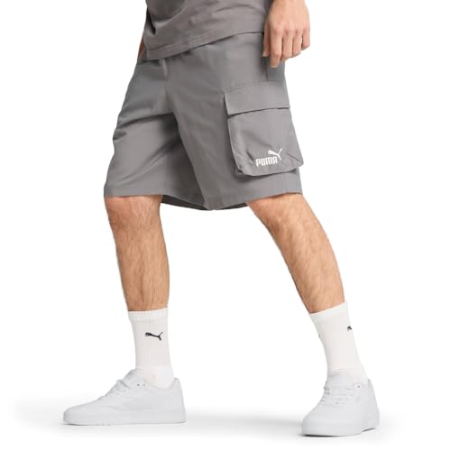 PUMA Herren Essentials Woven 9 Cargo Shorts Cargos, Gusseisen 25, XL