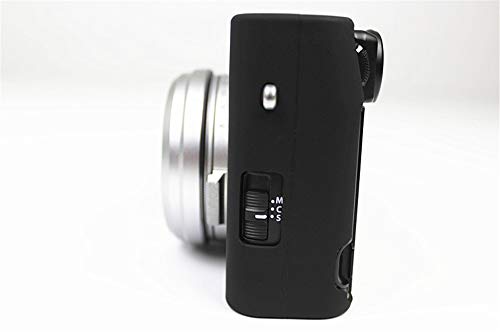 Funda para Fujifilm Fuji X100V de silicona suave negra miniatura 6