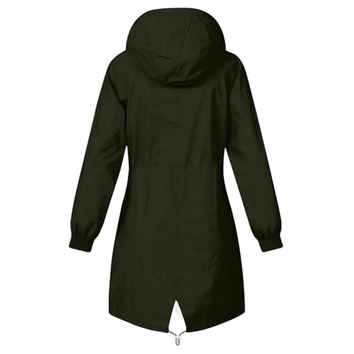 Womens Rain Jacket With Hood Waterproof Windbreaker 2025 Fall Lightweight Zip Up Lined Raincoat with Pockets2