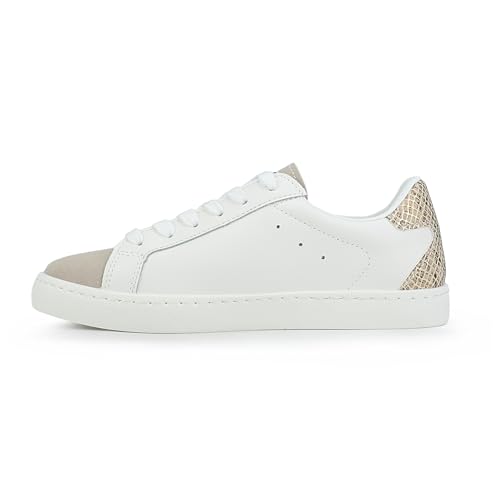 Image of VINTAGE HAVANA Women's Fashion Sneakers | Casual Lace up Low Top Tennis Shoes | Cute Trendy Dressy Sneakers