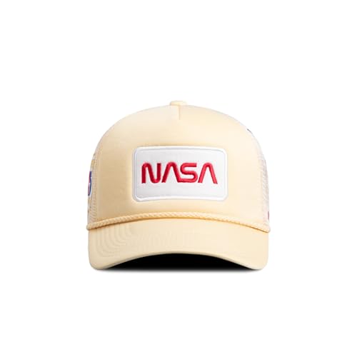 FIELD GRADE Skylab NASA Trucker Hats (US Alpha One Size Sand Foam - 25th Anniversary)