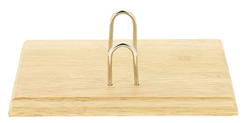 LECAS Socle en Bois 14,5 x 20cm pour Bloc de Bureau Ephéméride Calendrier