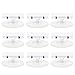 VILLCASE 10pcs Disc Clamp Price Tag Display Stand Merchandise Sign Display Clip Merchandise Sign Clip Merchandise Clips Price Tag Holder Clip Hangers Retail Sign Clips Plastic Label Shelf