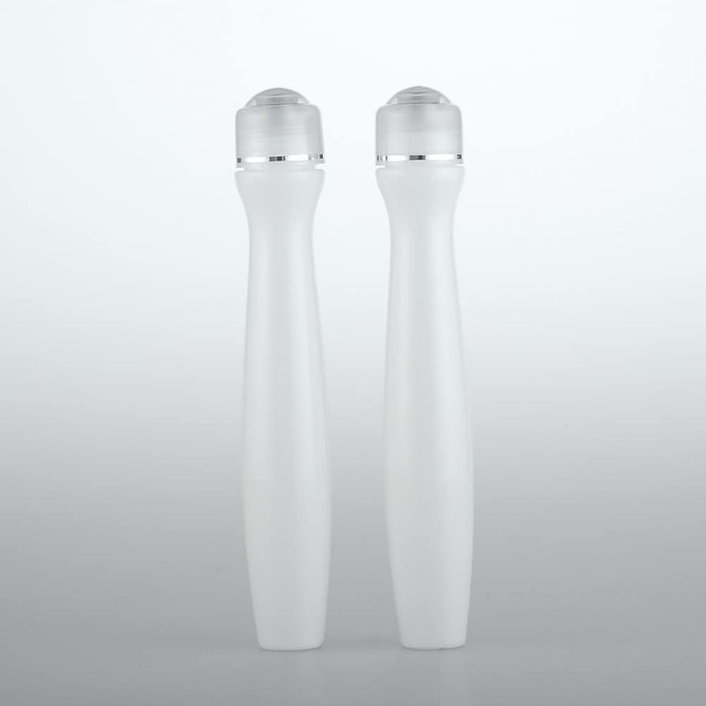 4 Pcs 15ml Empty Essential Oil Roller Bottles Vials Plastic Roll on Bottles Rollerball Bottles Refillable Deodorant Containers